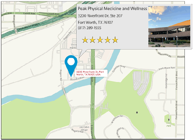 Peak Physical Medicine and Wellness on googlemap